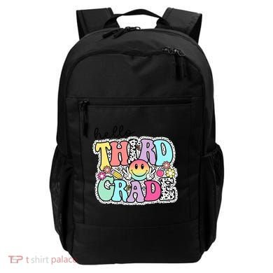 Hello Third Grade Team 3rd Grade Girl Teacher Back To School Backpack