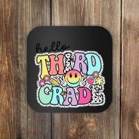 Hello Third Grade Team 3rd Grade Girl Teacher Back To School Coaster thumb 0