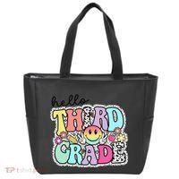 Hello Third Grade Team 3rd Grade Girl Teacher Back To School Tote Bag thumb 0