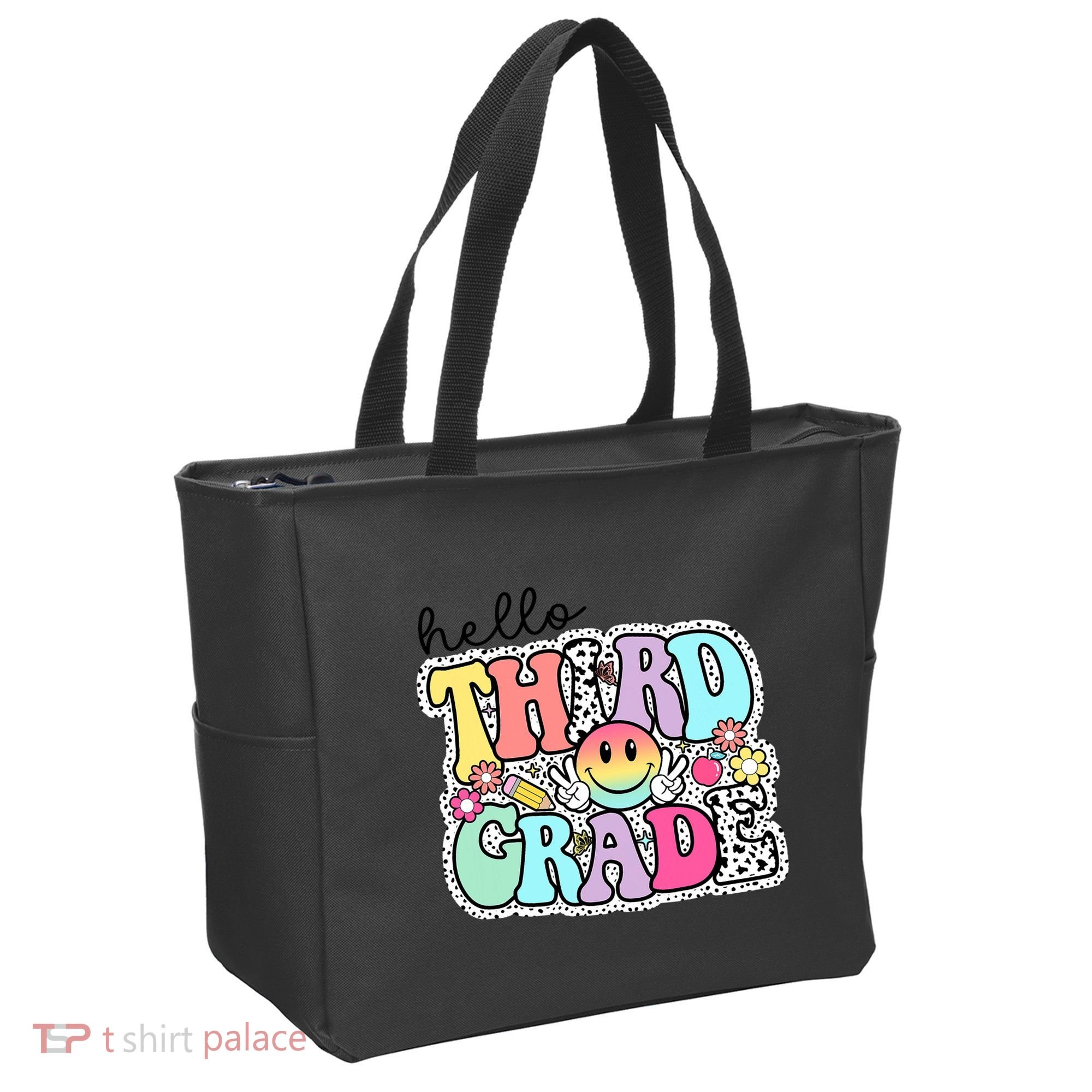 Hello Third Grade Team 3rd Grade Girl Teacher Back To School Tote Bag