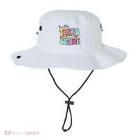 Hello Third Grade Team 3rd Grade Girl Teacher Back To School Bucket Hat thumb 0
