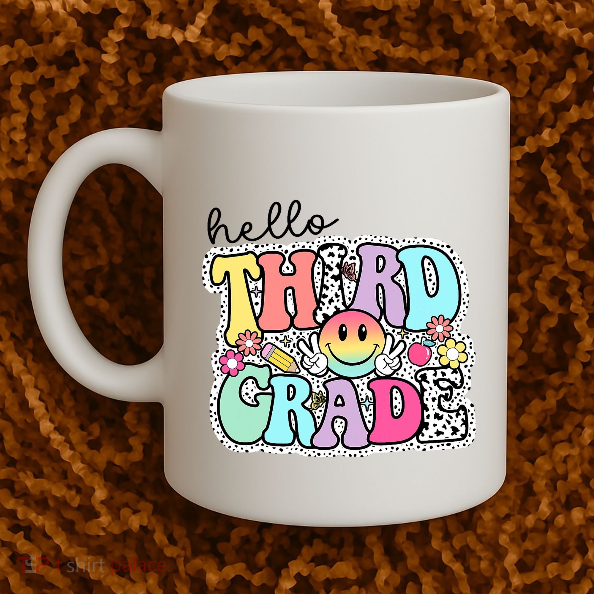 Hello Third Grade Team 3rd Grade Girl Teacher Back To School Coffee Mug