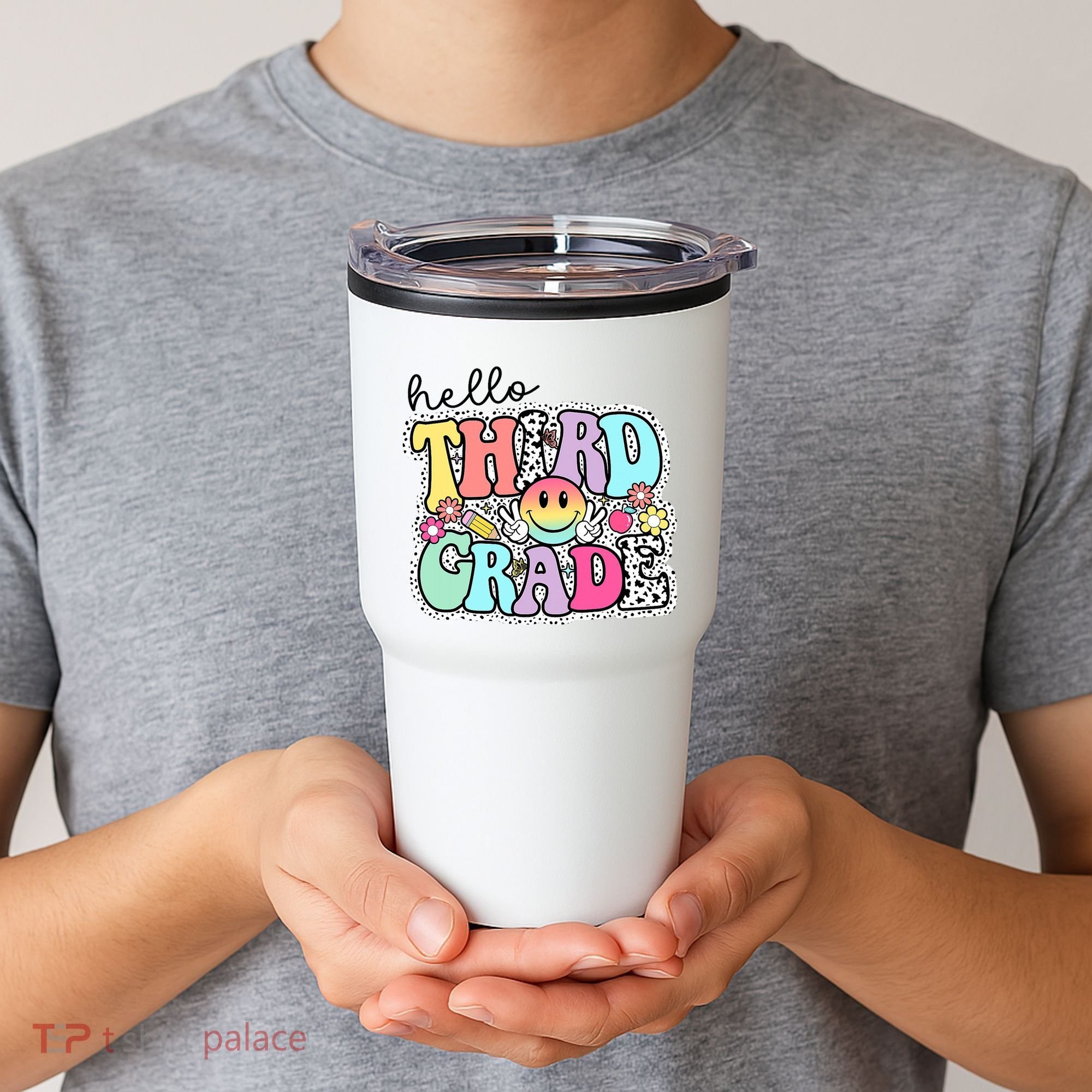Hello Third Grade Team 3rd Grade Girl Teacher Back To School Tumbler