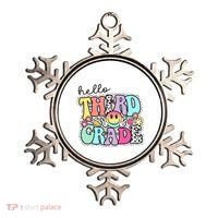 Hello Third Grade Team 3rd Grade Girl Teacher Back To School Ornament thumb 0
