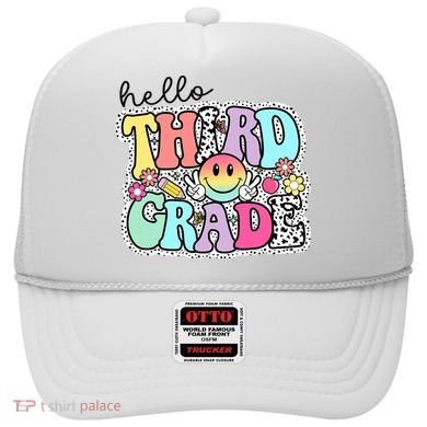 Hello Third Grade Team 3rd Grade Girl Teacher Back To School Hat