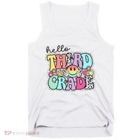 Hello Third Grade Team 3rd Grade Girl Teacher Back To School Tank Top thumb 0