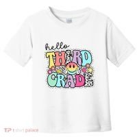 Hello Third Grade Team 3rd Grade Girl Teacher Back To School Toddler T-Shirt thumb 0