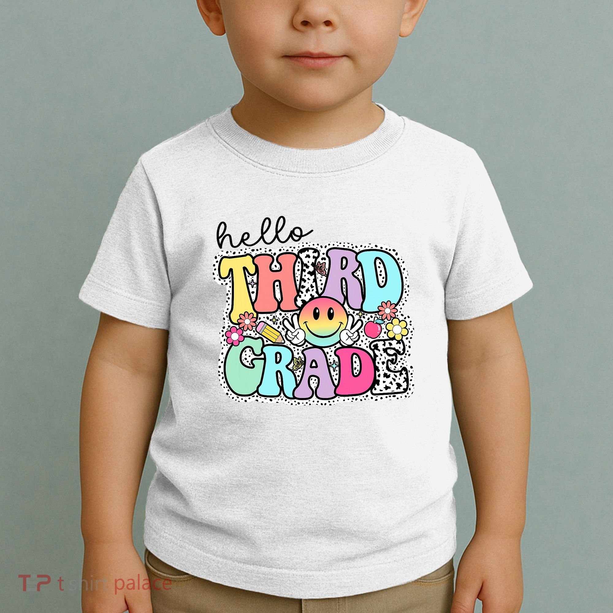 Hello Third Grade Team 3rd Grade Girl Teacher Back To School Toddler T-Shirt
