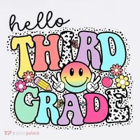 Hello Third Grade Team 3rd Grade Girl Teacher Back To School Women's Long Sleeve Shirt thumb 2