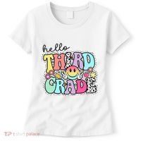 Hello Third Grade Team 3rd Grade Girl Teacher Back To School Women's T-Shirt thumb 0