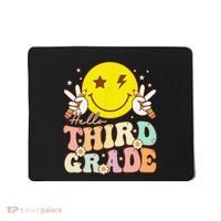 Hello Third Grade Hippie Smile Face 3rd Grade Back To School Mousepad thumb 0