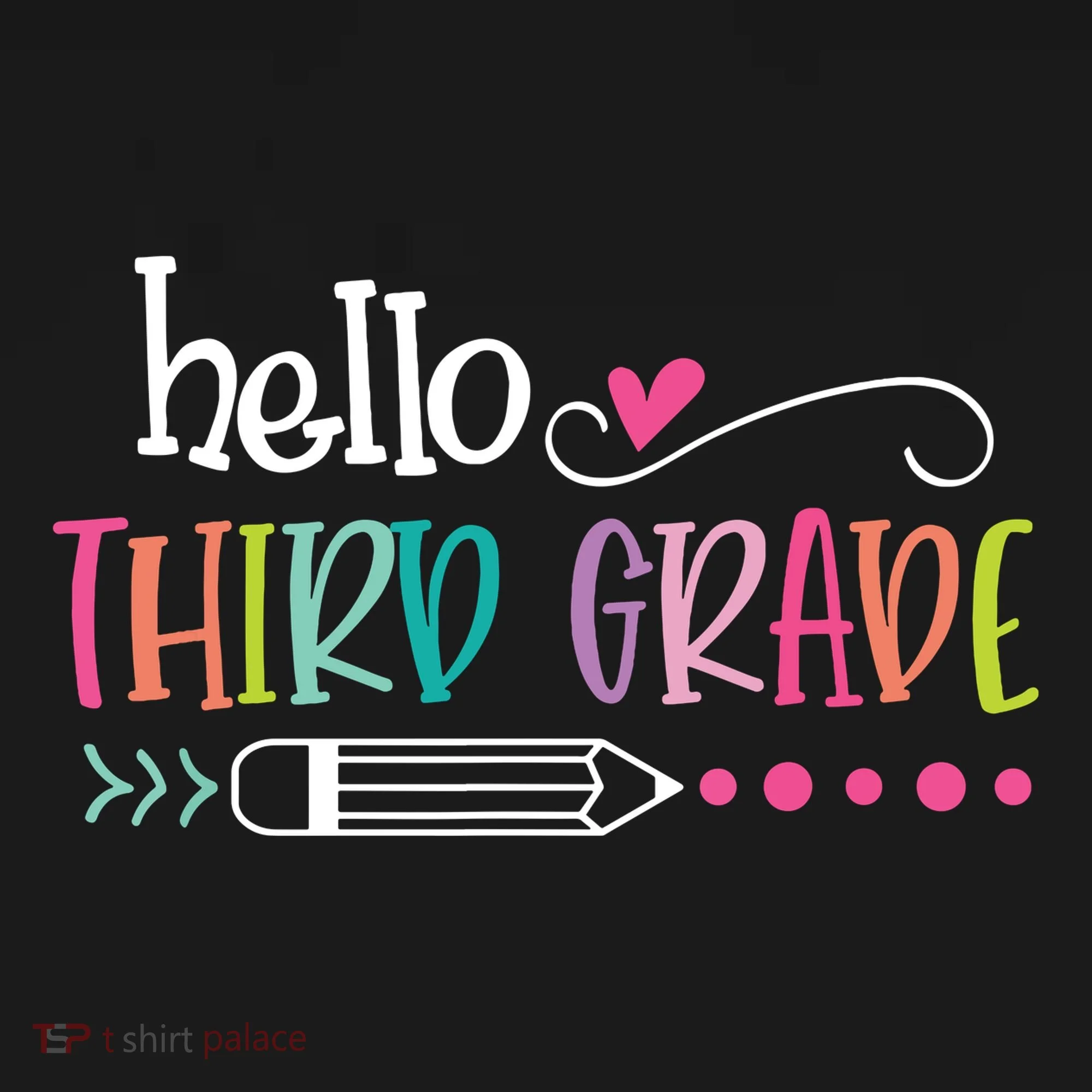 Hello Third Grade Fun 3rd Grade To School Gift Doggie Tank