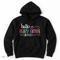 Hello Third Grade Fun 3rd Grade To School Gift Hoodie thumb 0