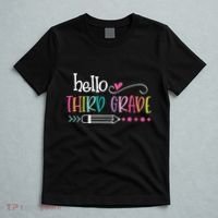 Hello Third Grade Fun 3rd Grade To School Gift T-Shirt thumb 5