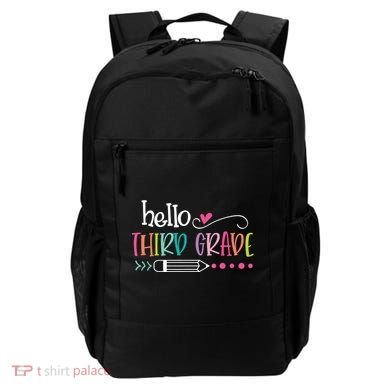 Hello Third Grade Fun 3rd Grade To School Gift Backpack