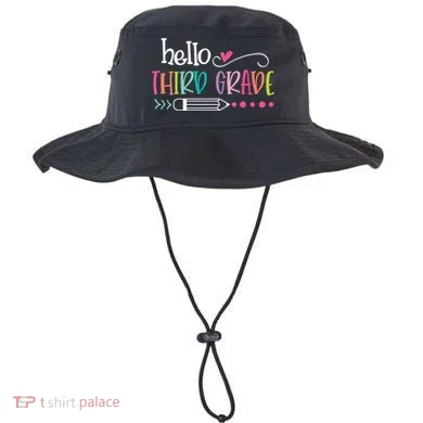 Hello Third Grade Fun 3rd Grade To School Gift Bucket Hat
