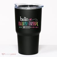 Hello Third Grade Fun 3rd Grade To School Gift Tumbler thumb 0