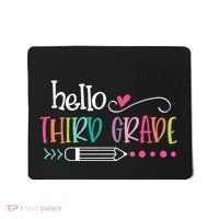 Hello Third Grade Fun 3rd Grade To School Gift Mousepad thumb 0