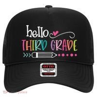 Hello Third Grade Fun 3rd Grade To School Gift Hat thumb 0
