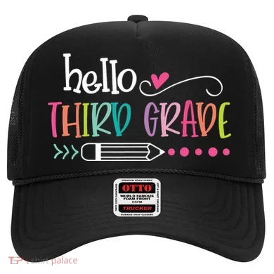 Hello Third Grade Fun 3rd Grade To School Gift Hat