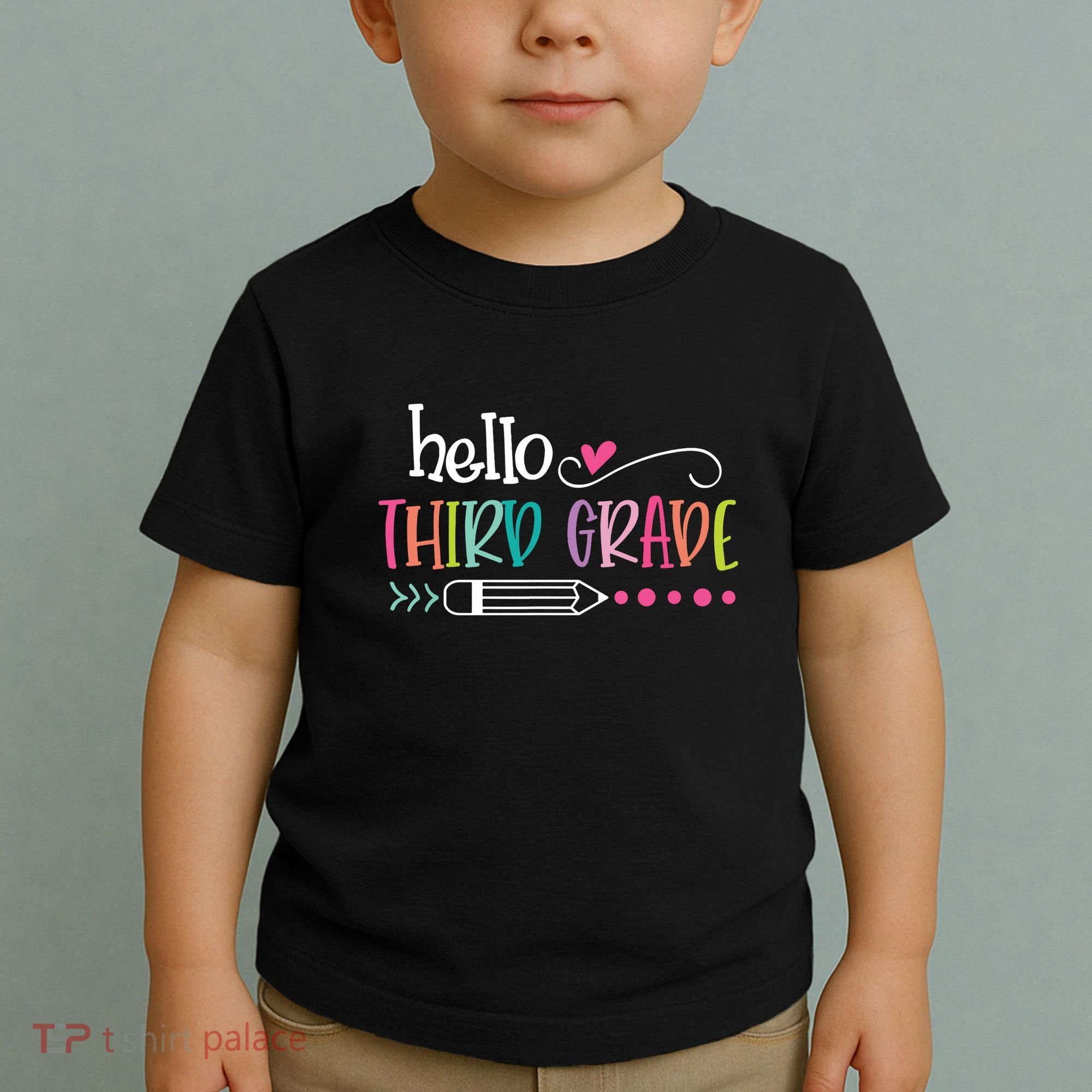 Hello Third Grade Fun 3rd Grade To School Gift Toddler T-Shirt