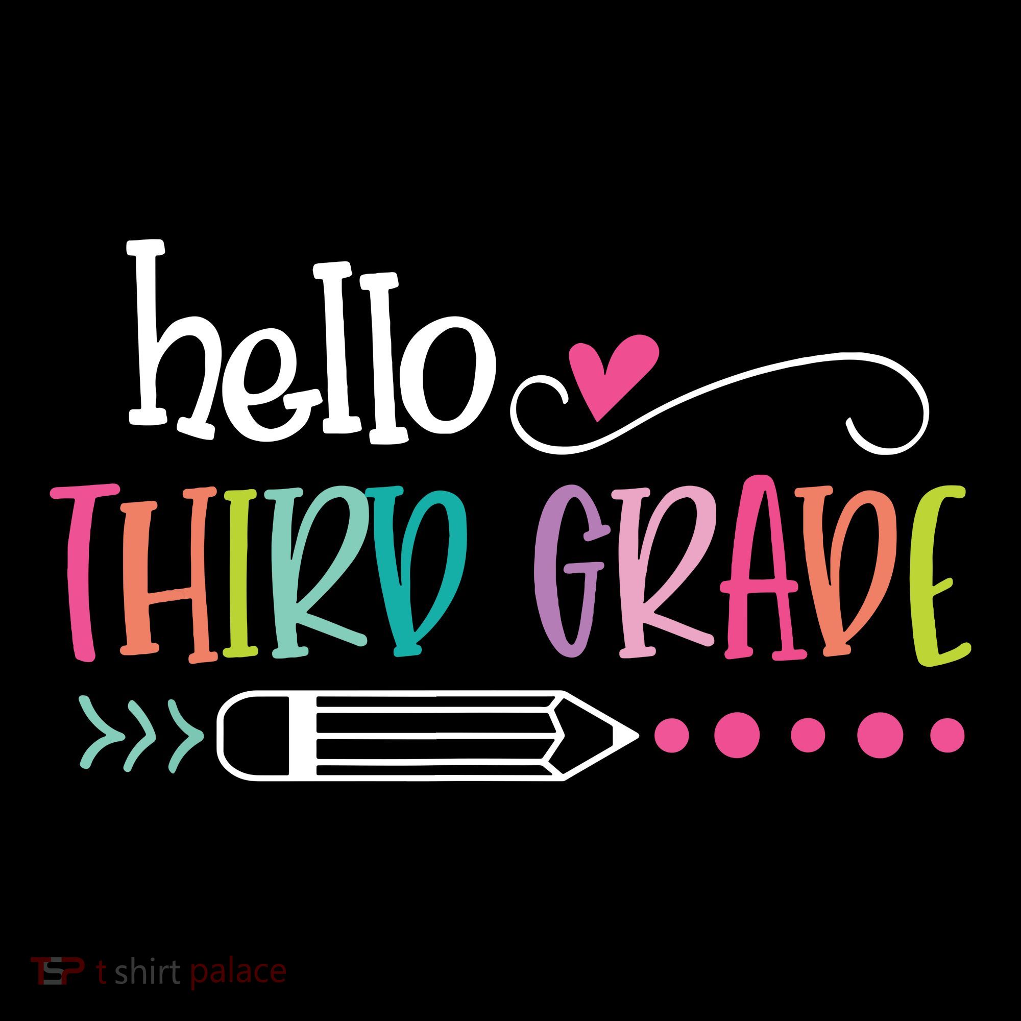 Hello Third Grade Fun 3rd Grade To School Gift Kids Hoodie