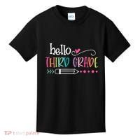 Hello Third Grade Fun 3rd Grade To School Gift Kids T-Shirt thumb 0