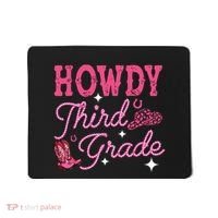 Howdy Third Grade 3rd Grade Teacher Western Cowboy Cowgirls Mousepad thumb 0