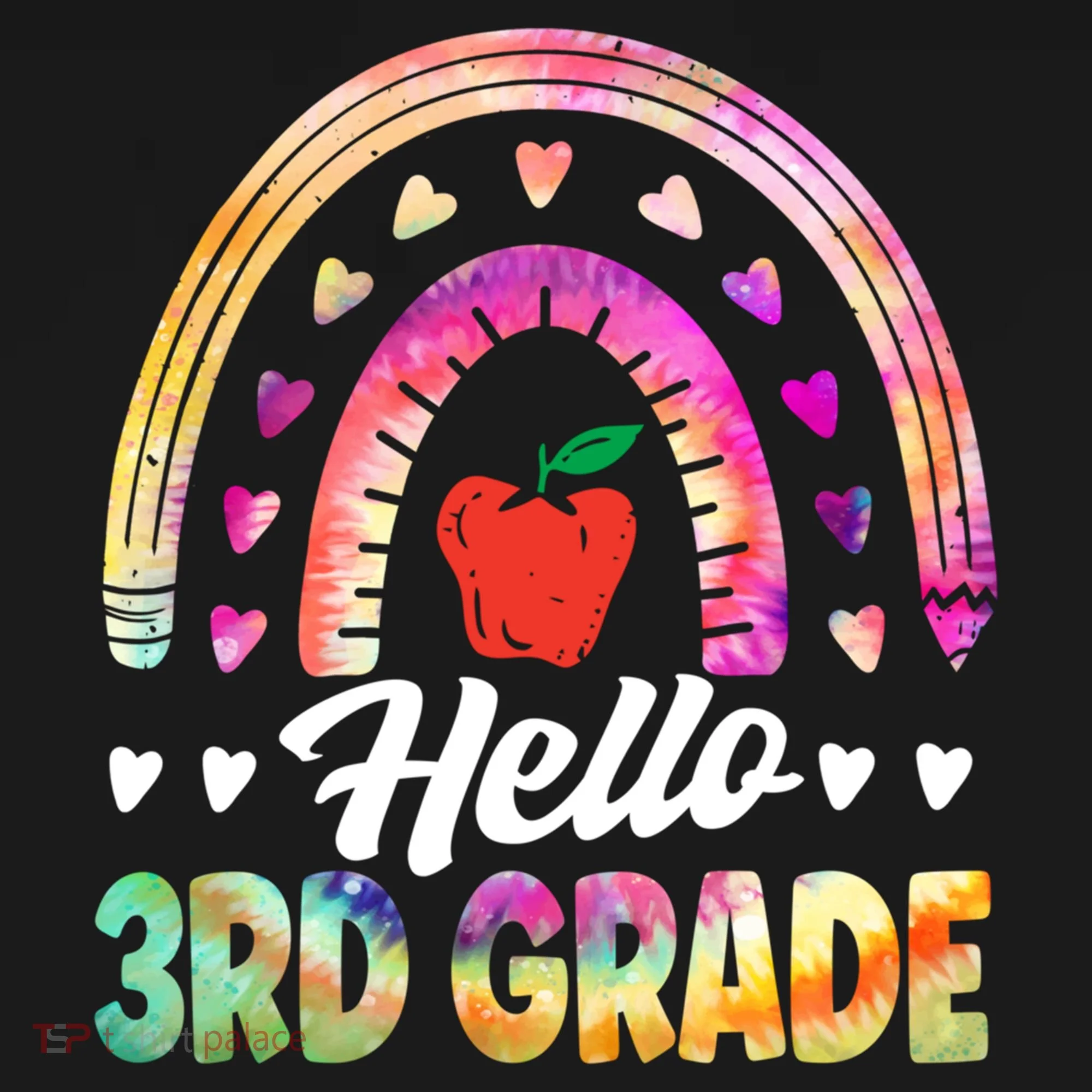 Hello Third Grade Back To School 3Rd Grade Squad Teacher Gift Doggie Tank