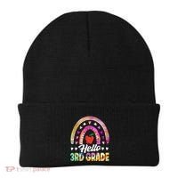 Hello Third Grade Back To School 3Rd Grade Squad Teacher Gift Beanie thumb 0