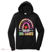 Hello Third Grade Back To School 3Rd Grade Squad Teacher Gift Women's Hoodie thumb 0