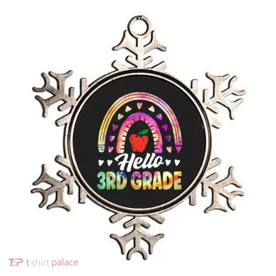 Hello Third Grade Back To School 3Rd Grade Squad Teacher Gift Ornament