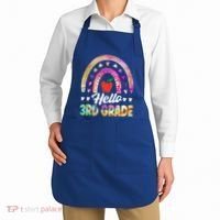 Hello Third Grade Back To School 3Rd Grade Squad Teacher Gift Apron thumb 2