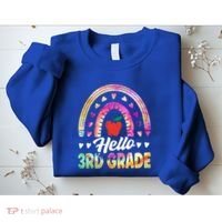 Hello Third Grade Back To School 3Rd Grade Squad Teacher Gift Sweatshirt thumb 2