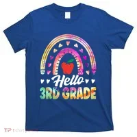 Hello Third Grade Back To School 3Rd Grade Squad Teacher Gift T-Shirt thumb 0