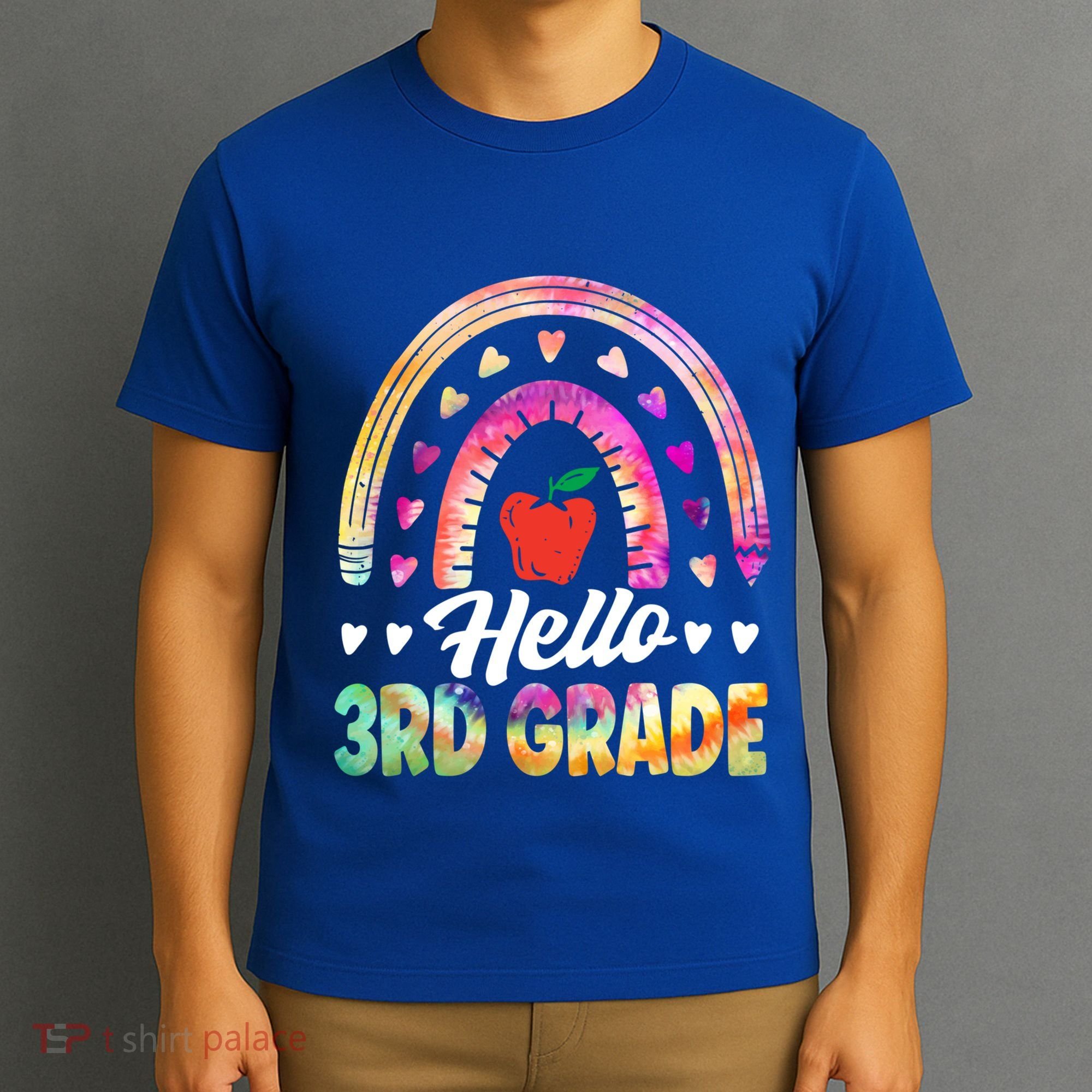Hello Third Grade Back To School 3Rd Grade Squad Teacher Gift T-Shirt