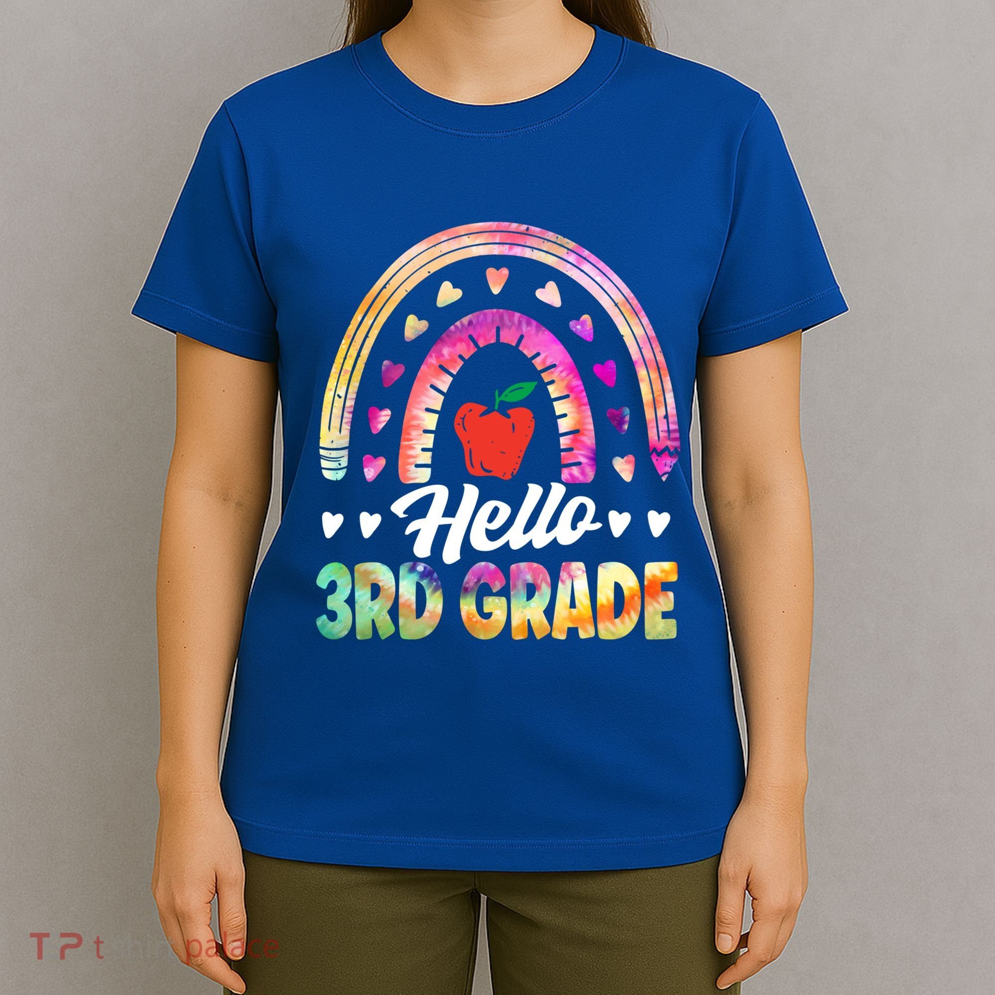 Hello Third Grade Back To School 3Rd Grade Squad Teacher Gift T-Shirt