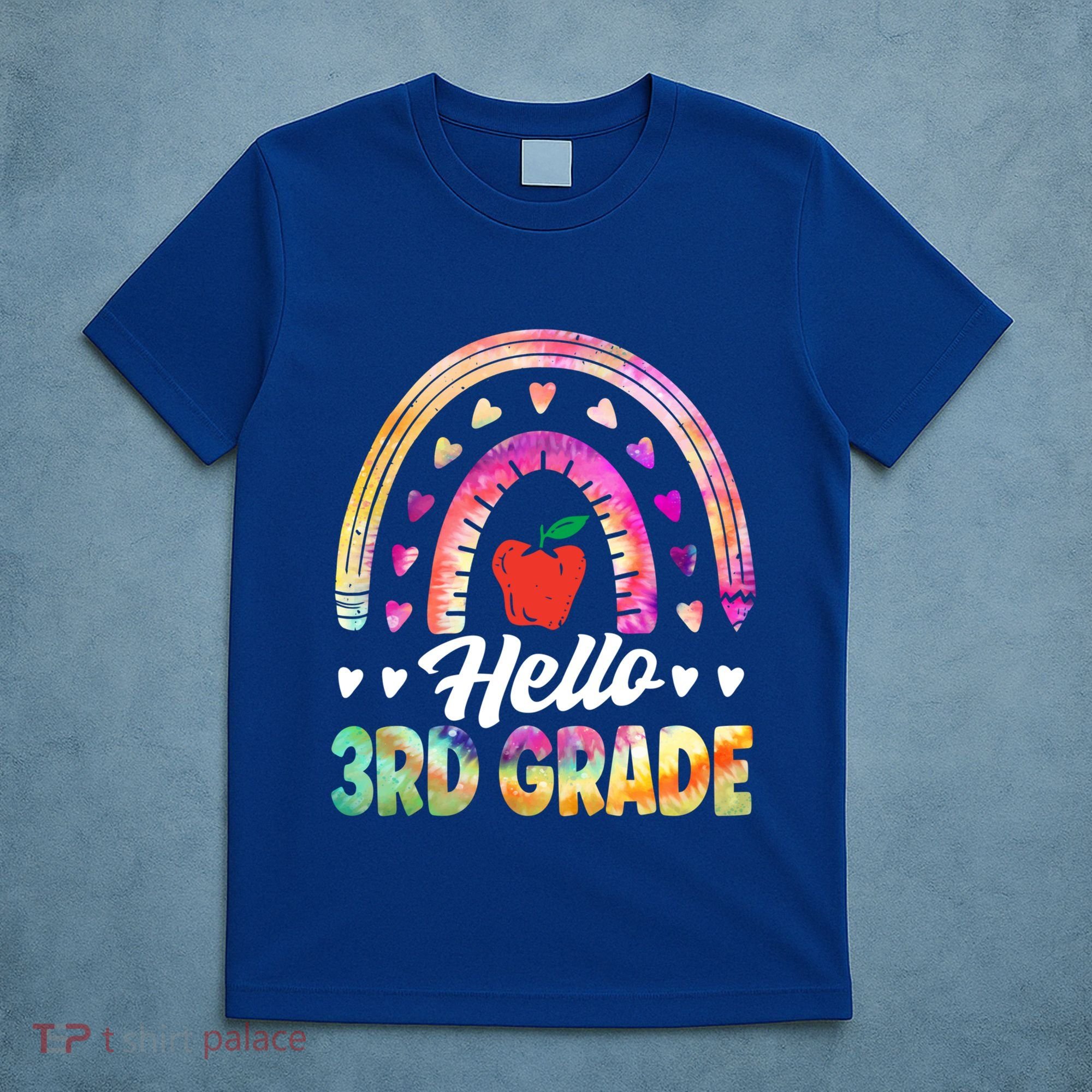 Hello Third Grade Back To School 3Rd Grade Squad Teacher Gift T-Shirt