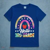 Hello Third Grade Back To School 3Rd Grade Squad Teacher Gift T-Shirt thumb 5