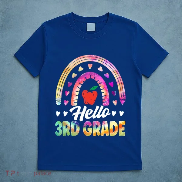 Hello Third Grade Back To School 3Rd Grade Squad Teacher Gift T-Shirt
