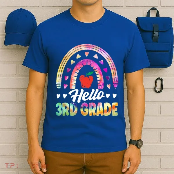 Hello Third Grade Back To School 3Rd Grade Squad Teacher Gift T-Shirt