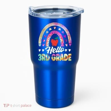 Hello Third Grade Back To School 3Rd Grade Squad Teacher Gift Tumbler