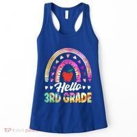 Hello Third Grade Back To School 3Rd Grade Squad Teacher Gift Women's Tank Top thumb 0