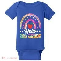 Hello Third Grade Back To School 3Rd Grade Squad Teacher Gift Baby Bodysuit thumb 0