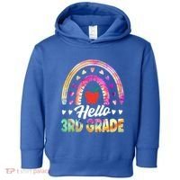 Hello Third Grade Back To School 3Rd Grade Squad Teacher Gift Toddler Hoodie thumb 0