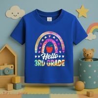 Hello Third Grade Back To School 3Rd Grade Squad Teacher Gift Toddler T-Shirt thumb 3