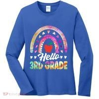 Hello Third Grade Back To School 3Rd Grade Squad Teacher Gift Women's Long Sleeve Shirt thumb 0