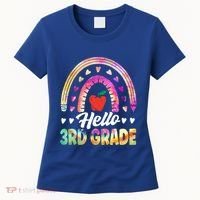 Hello Third Grade Back To School 3Rd Grade Squad Teacher Gift Women's T-Shirt thumb 0