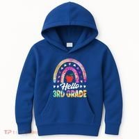 Hello Third Grade Back To School 3Rd Grade Squad Teacher Gift Kids Hoodie thumb 0