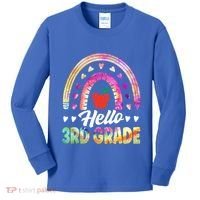 Hello Third Grade Back To School 3Rd Grade Squad Teacher Gift Kids Long Sleeve Shirt thumb 0